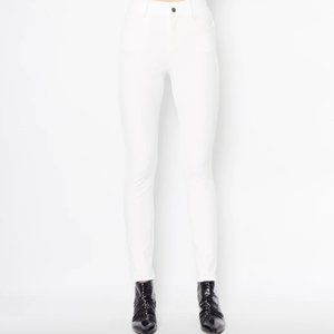 NWT Elaine K Quinley Tech Jeans White Size P